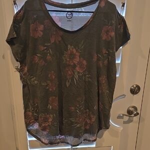Floral Print Women's Top